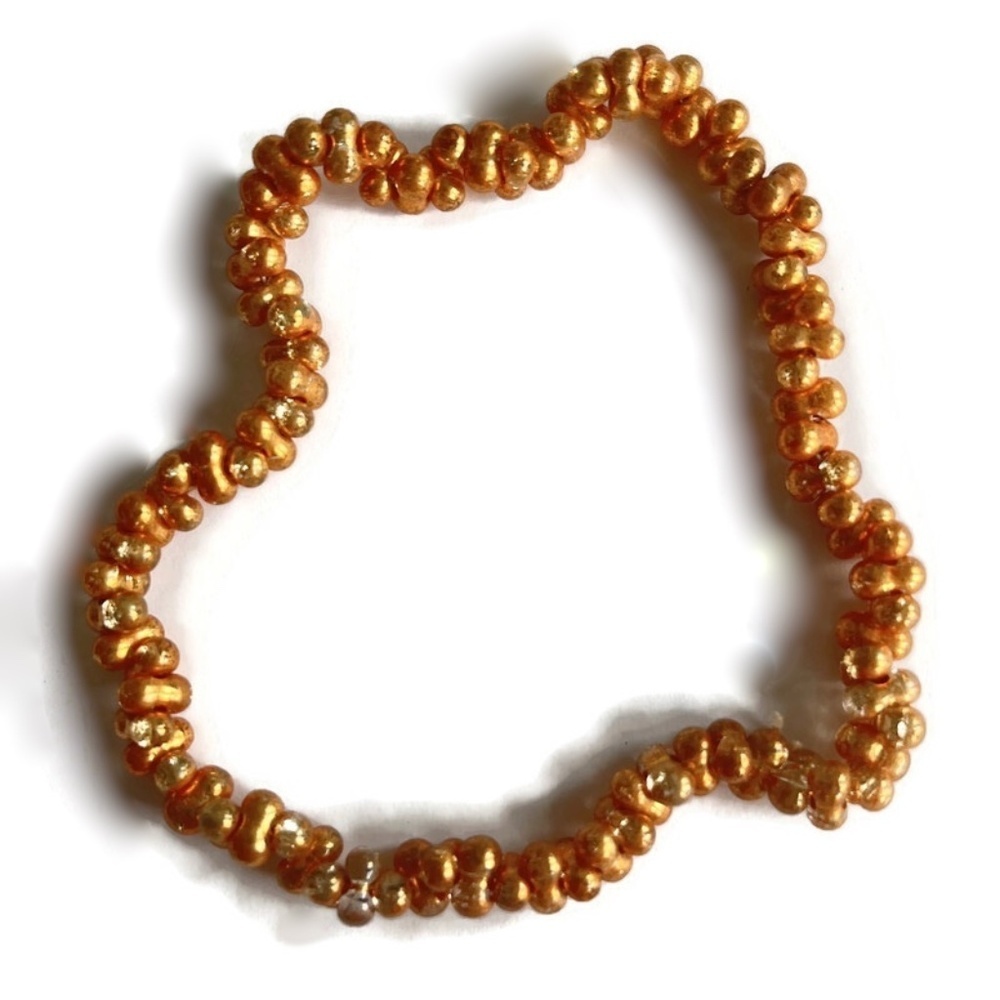 As Low as $2 Gold Crystal Czech Farfalle Beads 6.5mm x 3.2mm (90)